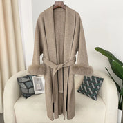 Luxuriöse Wendejacke mit Fuchs-Fellkragen™