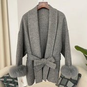 Luxuriöse Wendejacke mit Fuchs-Fellkragen™